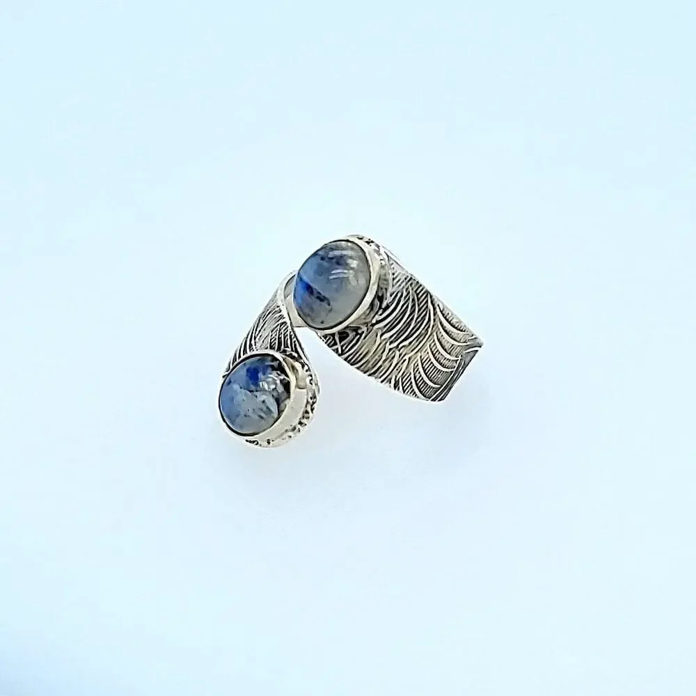 925 Sterling Silver Moonstone Ring Jewelry